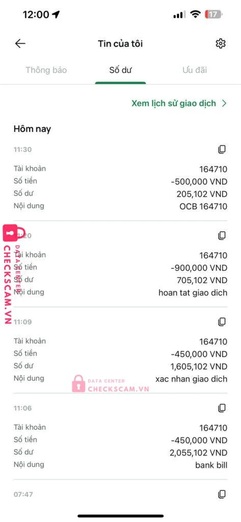 0773500236 TRAN VIET HOANG MB bị cảnh báo lừa đảo scam