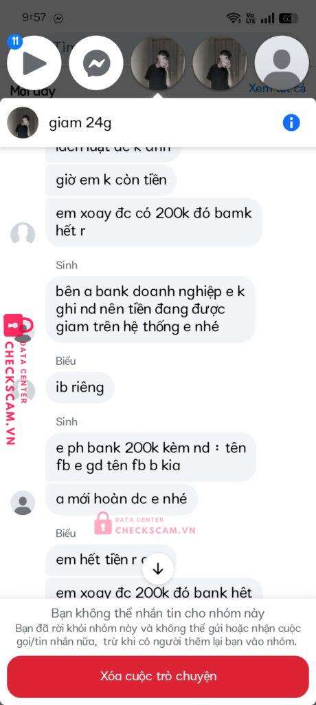 078321804 NGUYEN THI HUONG VIB bị cảnh báo lừa đảo scam