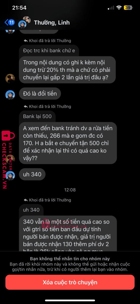 079701002 Nguyen Viet Bac VIB bị cảnh báo lừa đảo scam