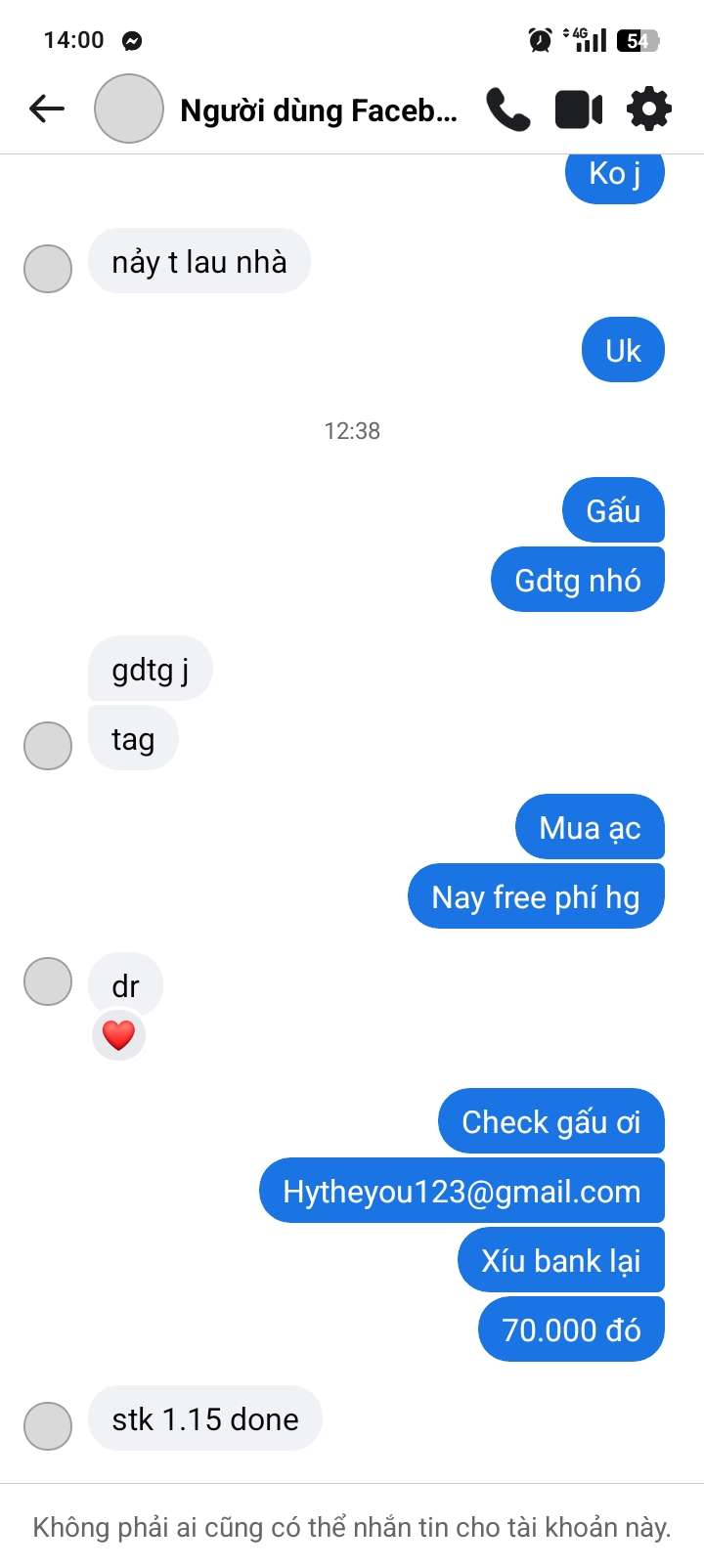 0798881305 DOAN MINH TUAN MB bị cảnh báo lừa đảo scam