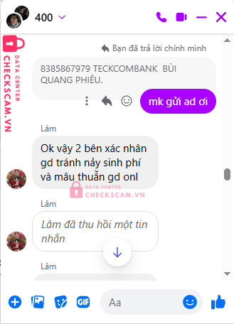 079959326 TRAN KIM LY VIB bị cảnh báo lừa đảo scam