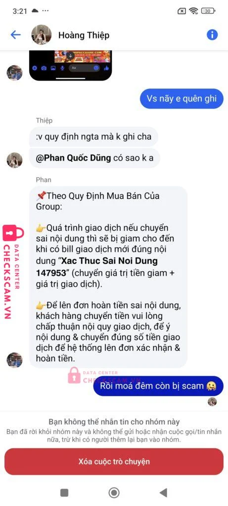 080060287 PHAN QUOC DUNG VIB bị cảnh báo lừa đảo scam