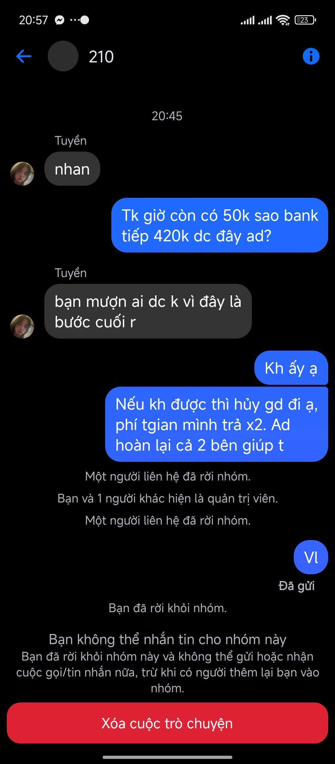 080720744 NGUYEN THI TIEN VIB bị cảnh báo lừa đảo scam