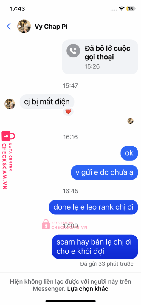 0812143038 DO THU HIEN MB bị cảnh báo lừa đảo scam