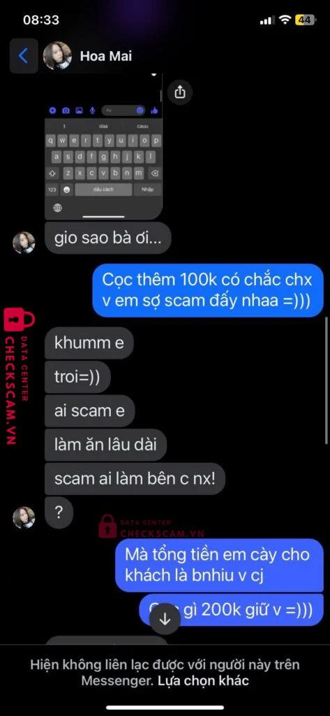 0845017838 TO DUC VIET MB bị cảnh báo lừa đảo scam