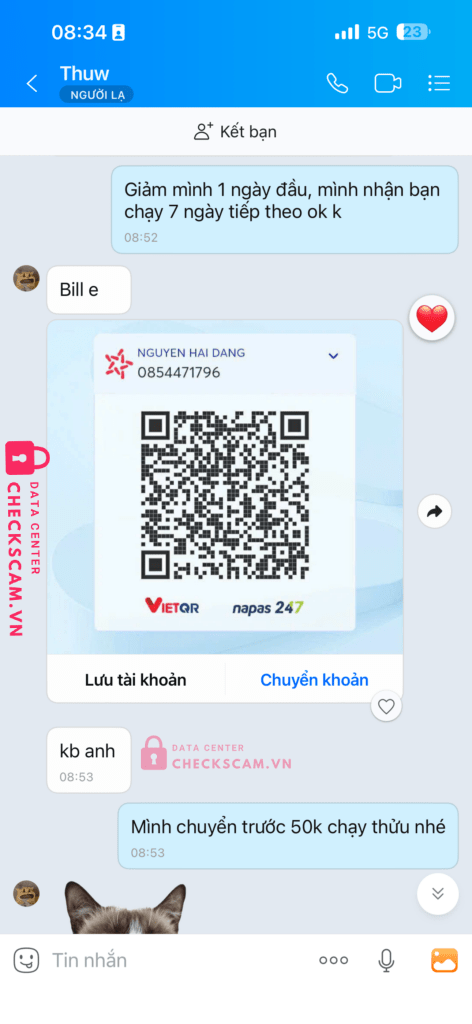 0854471796 NGUYEN HAI DANG MB BANK bị cảnh báo lừa đảo scam