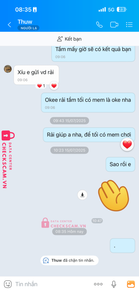 0854471796 NGUYEN HAI DANG MB BANK bị cảnh báo lừa đảo scam