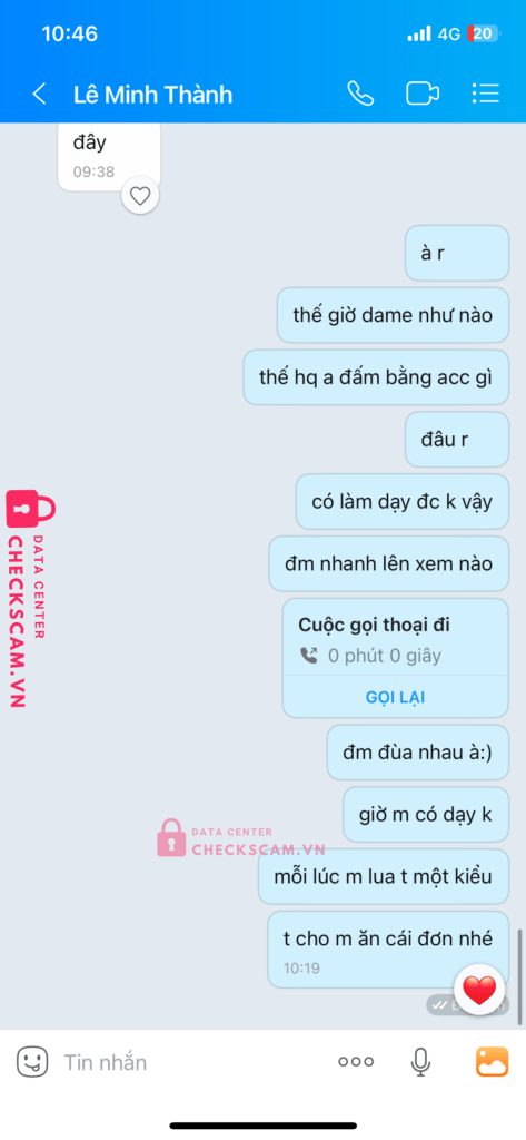 0888910543 LE MINH THANH MB bị cảnh báo lừa đảo scam
