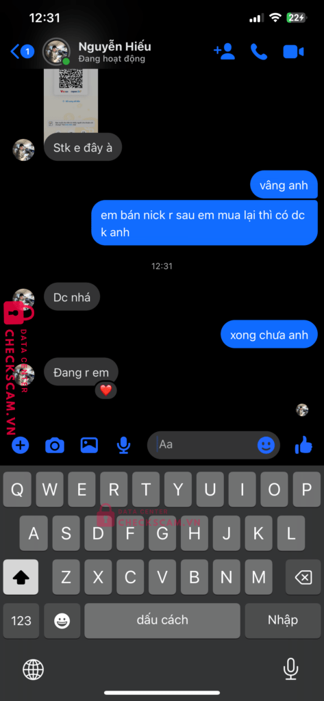 090486209999 NGUYEN TRUNG HIEU MB bị cảnh báo lừa đảo scam