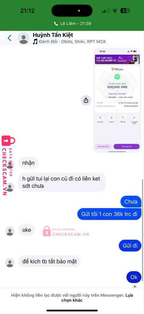 0925040451 NGUYEN THI XUAN MB BANK bị cảnh báo lừa đảo scam