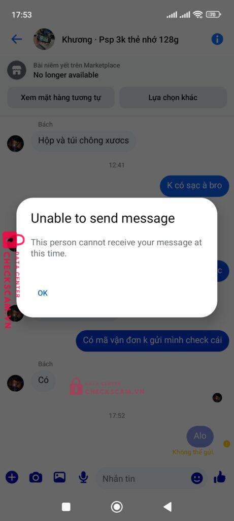 0932406494 DUONG TON BACH MB bị cảnh báo lừa đảo scam
