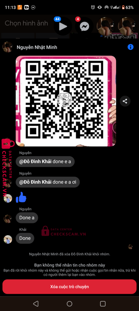 0945465797 VO PHAN THE ANH Momo bị cảnh báo lừa đảo scam
