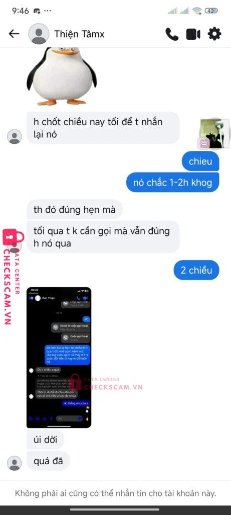 0961970180 BUI THIEN TAM Momo bị cảnh báo lừa đảo scam