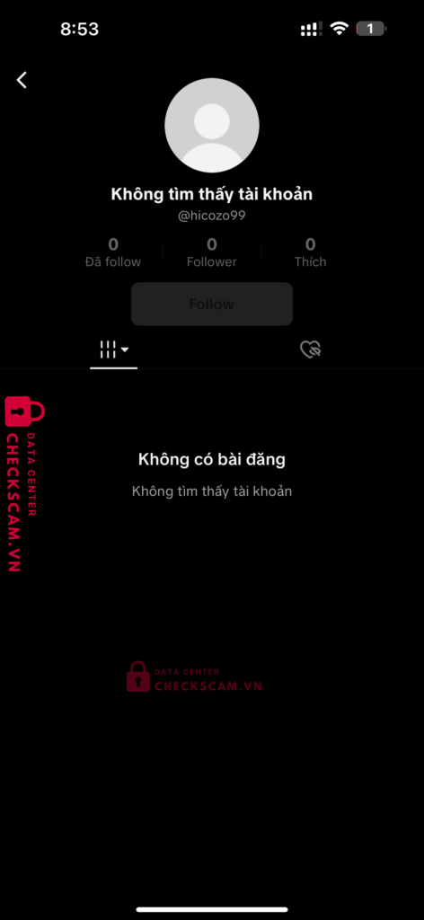 0962890938 HO DANG CHUNG BV BANK bị cảnh báo lừa đảo scam