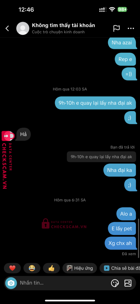 0962890938 HO DANG CHUNG BV BANK bị cảnh báo lừa đảo scam