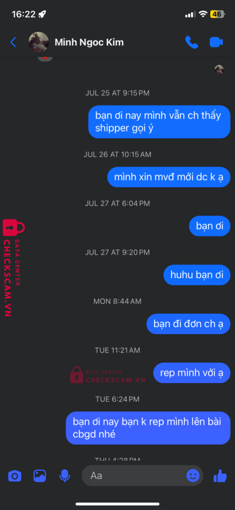 0972145081 CHU THU HAI MB bị cảnh báo lừa đảo scam