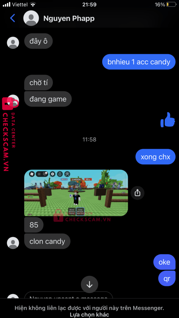 00002307200822 Nguyen Van Duc Phap MB bị cảnh báo lừa đảo scam