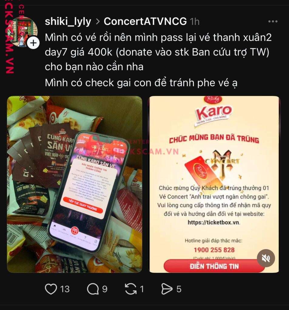 0203636816666 Vu Thi Xuyen MB bị cảnh báo lừa đảo scam