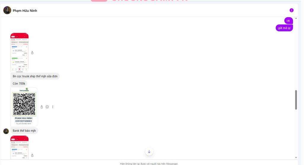 0351001149683 Pham Huu Ninh VCB bị cảnh báo lừa đảo scam