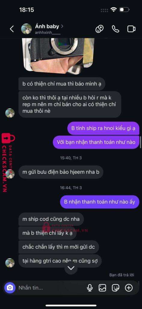 03651388794645 Le Thi Kim Anh MB bị cảnh báo lừa đảo scam