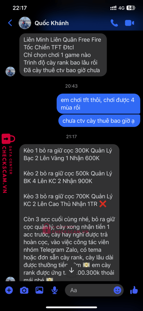 089613468888 Pham Van Luan MB bị cảnh báo lừa đảo scam