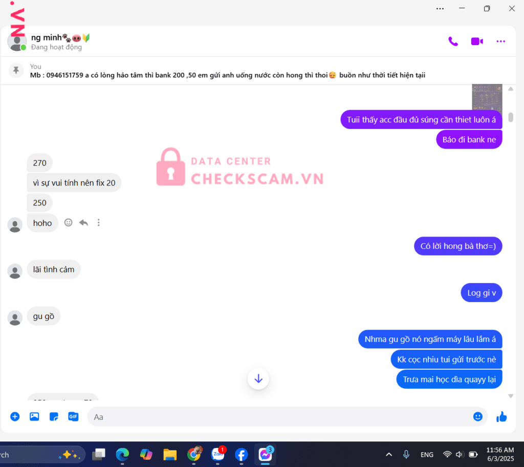0931283119 Phan Xuan Danh Zalo Pay bị cảnh báo lừa đảo scam