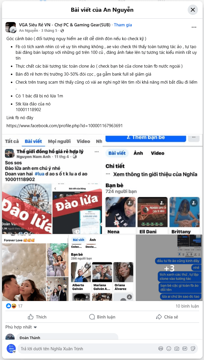 10001118902 Doan Van Hai TP BANK bị cảnh báo lừa đảo scam