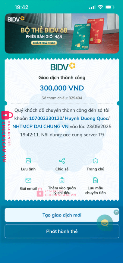 107002330120 Huynh Duong Quoc PVCOMBANK bị cảnh báo lừa đảo scam