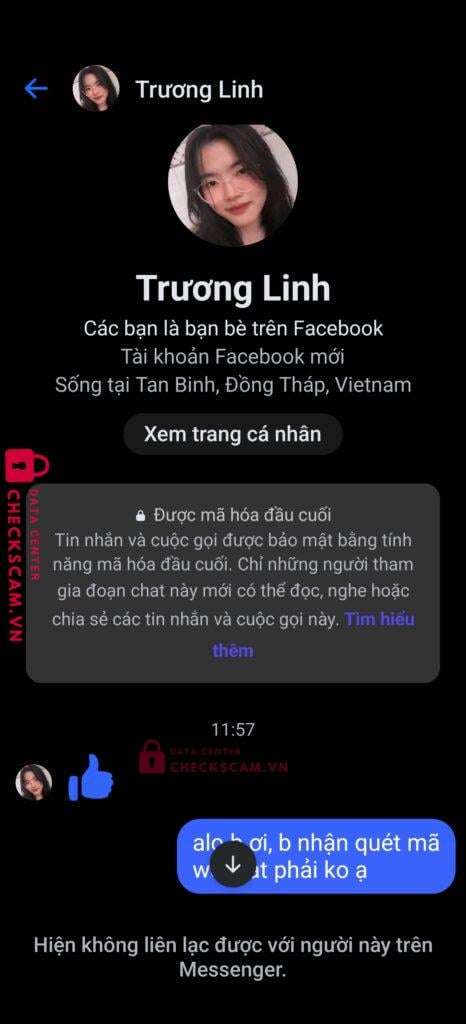 108601971409 Truong Nhat Linh Vietinbank bị cảnh báo lừa đảo scam