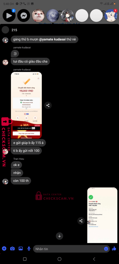 19032618351017 Tran Thi Minh Hieu Techcombank bị cảnh báo lừa đảo scam