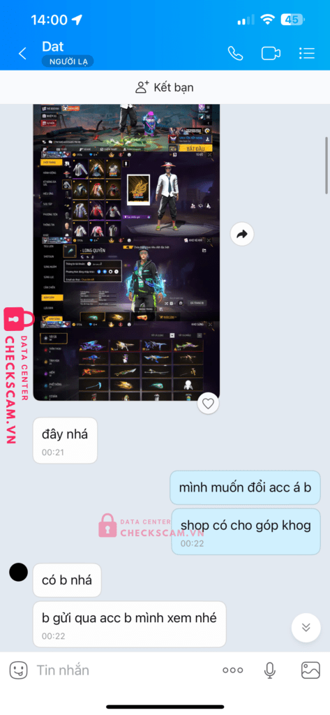 20037571 Nguyen Long Dat ACB bị cảnh báo lừa đảo scam