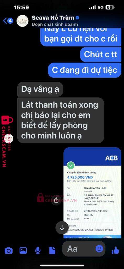 10000995631 WEST LAKE GROUP TP BANK bị cảnh báo lừa đảo scam