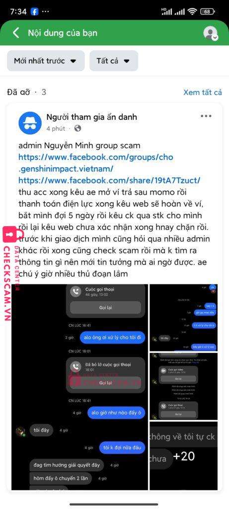 101883896584 NGUYEN THI KIEU NHIEN Vietinbank bị cảnh báo lừa đảo scam