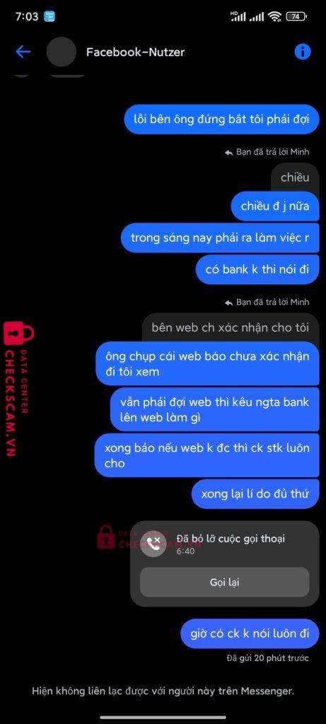 101883896584 NGUYEN THI KIEU NHIEN Vietinbank bị cảnh báo lừa đảo scam