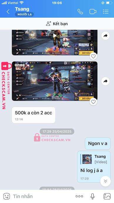 1021516501 Tran Thanh Sang VCB bị cảnh báo lừa đảo scam