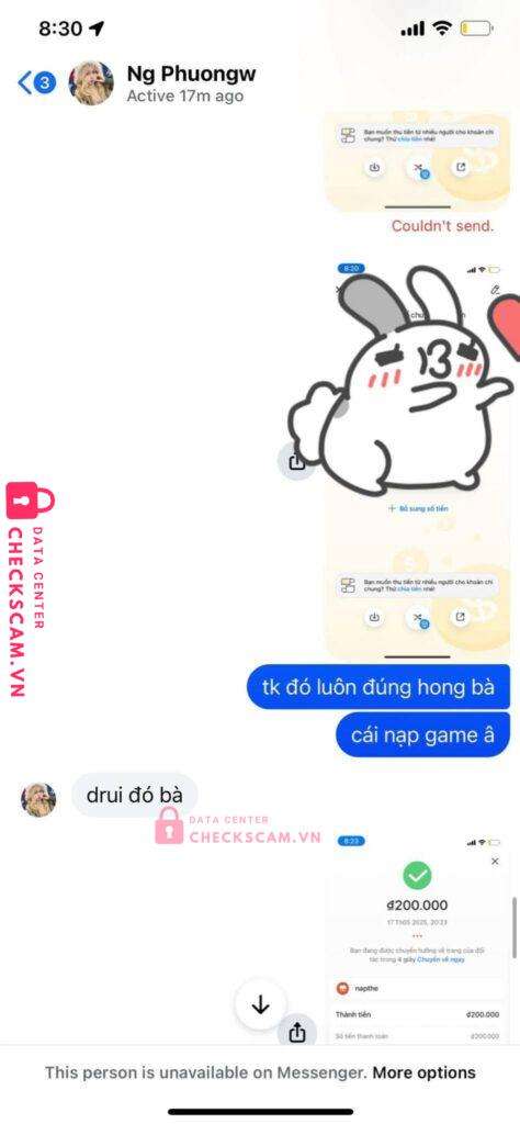 1029415845 Luu Nguyen Hoai Phuong VCB bị cảnh báo lừa đảo scam
