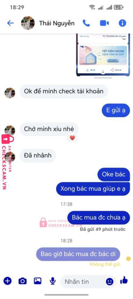 103001304610 NGUYEN HONG THAI Vietinbank bị cảnh báo lừa đảo scam