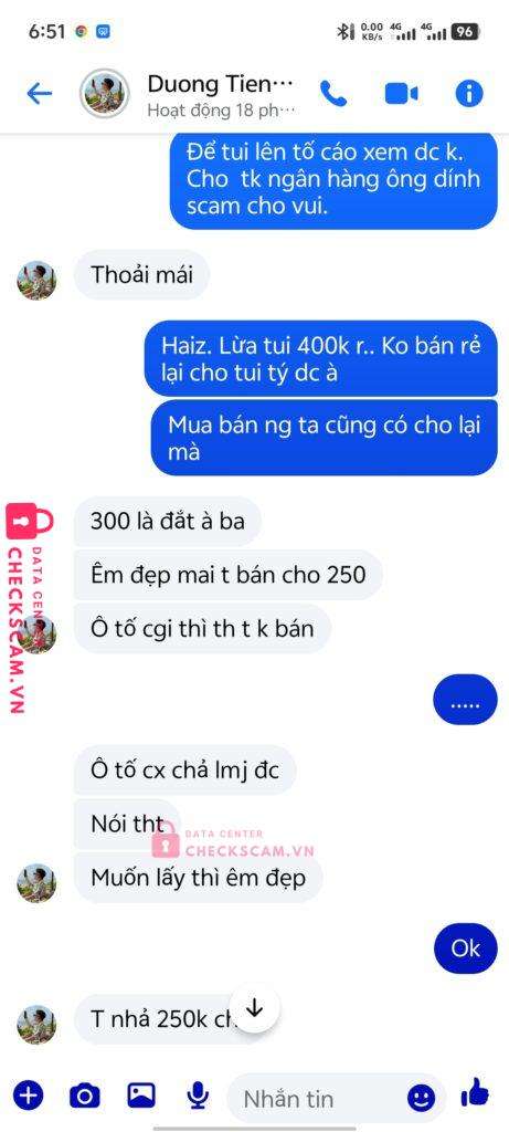 1049689436 BUI TIEN DUNG Vietcombank bị cảnh báo lừa đảo scam