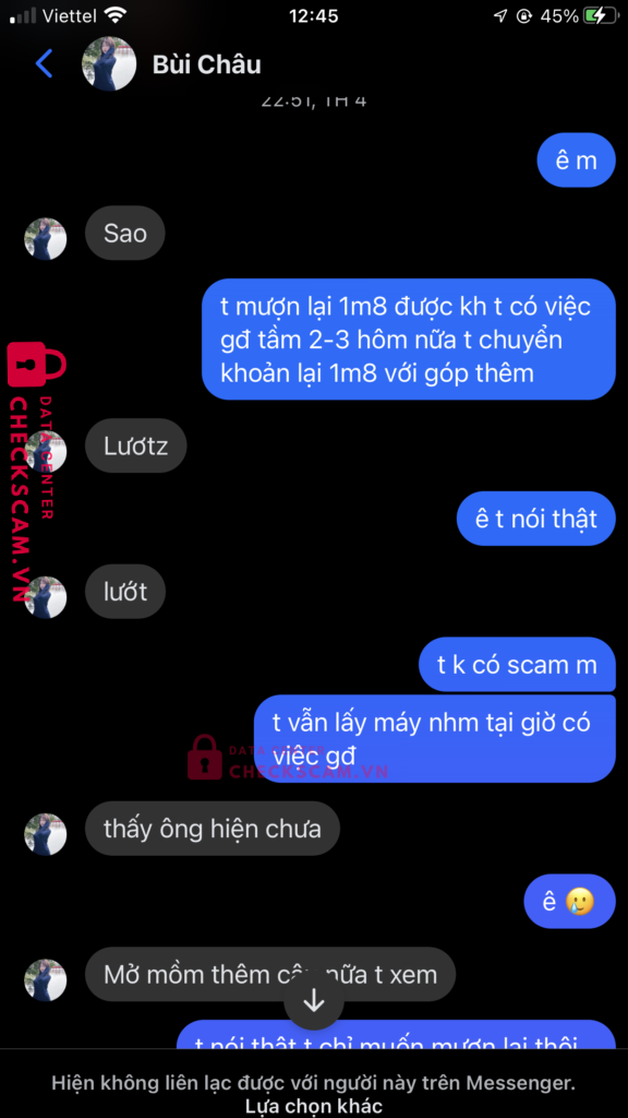 1049948674 NGUYEN THE DAN VCB bị cảnh báo lừa đảo scam