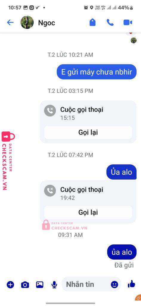 1052316453 Le Thi Khoi VCB bị cảnh báo lừa đảo scam