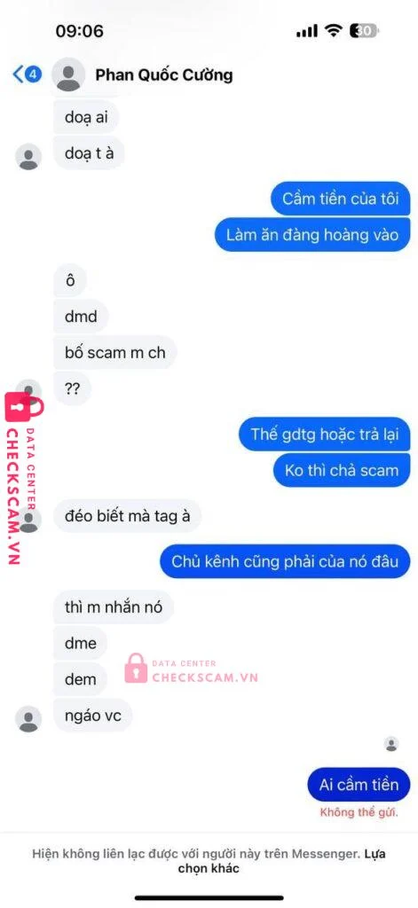 1056725504 PHAN QUOC CUONG VCB bị cảnh báo lừa đảo scam