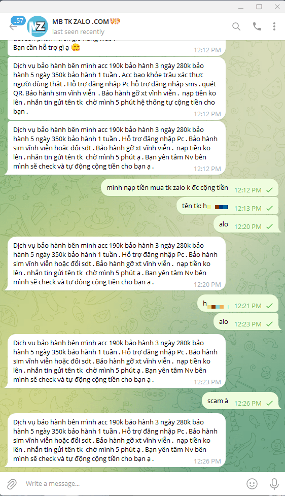 105879545313 Nguyen Minh Tu Vietinbank bị cảnh báo lừa đảo scam