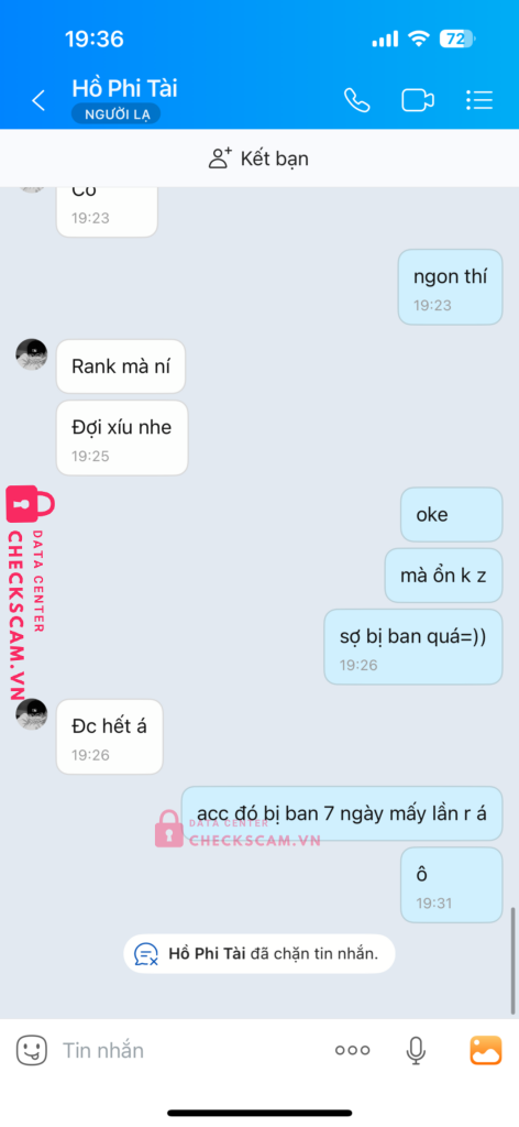 105879729931 HO PHI TAI Vietinbank bị cảnh báo lừa đảo scam