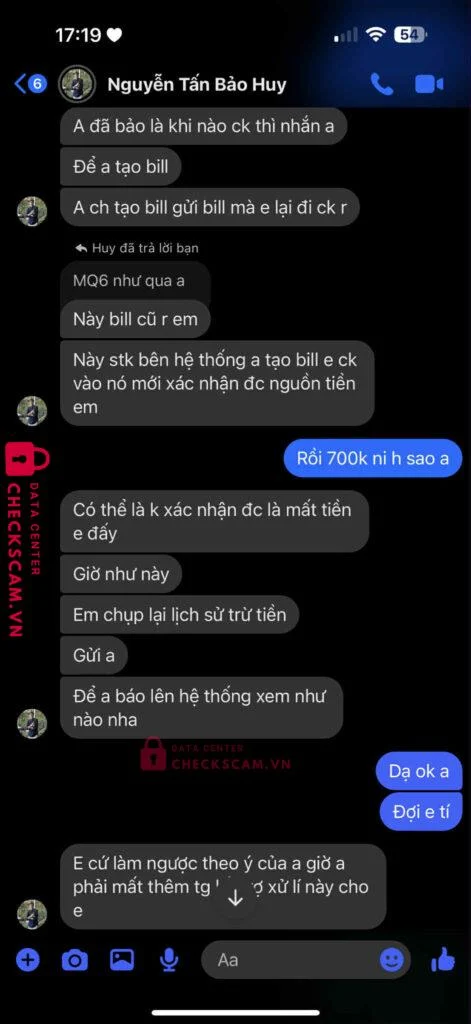 1059676441 DANG QUOC HAI VCB bị cảnh báo lừa đảo scam
