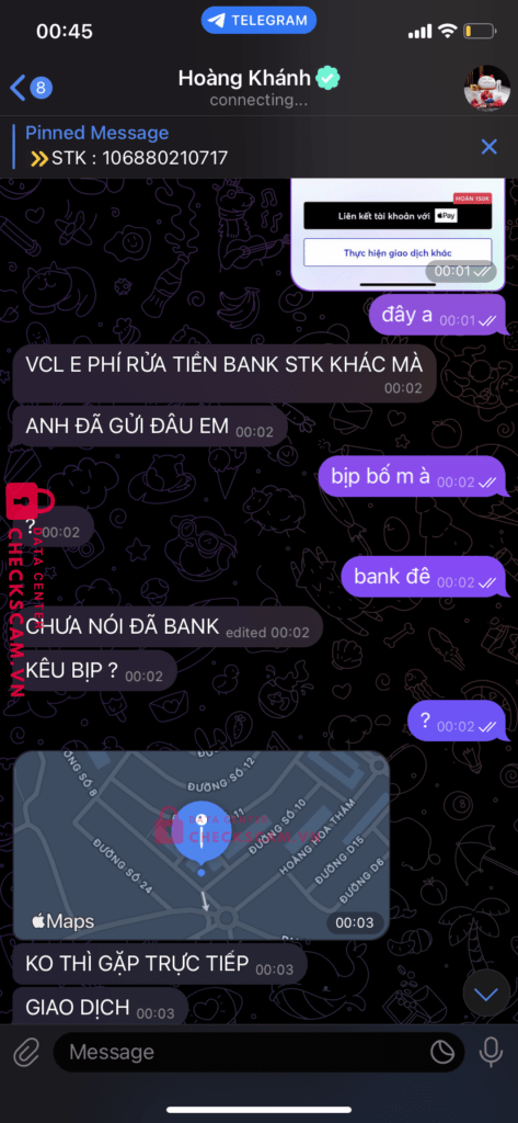 106880210717 HOANG NGOC KHANH Vietinbank bị cảnh báo lừa đảo scam