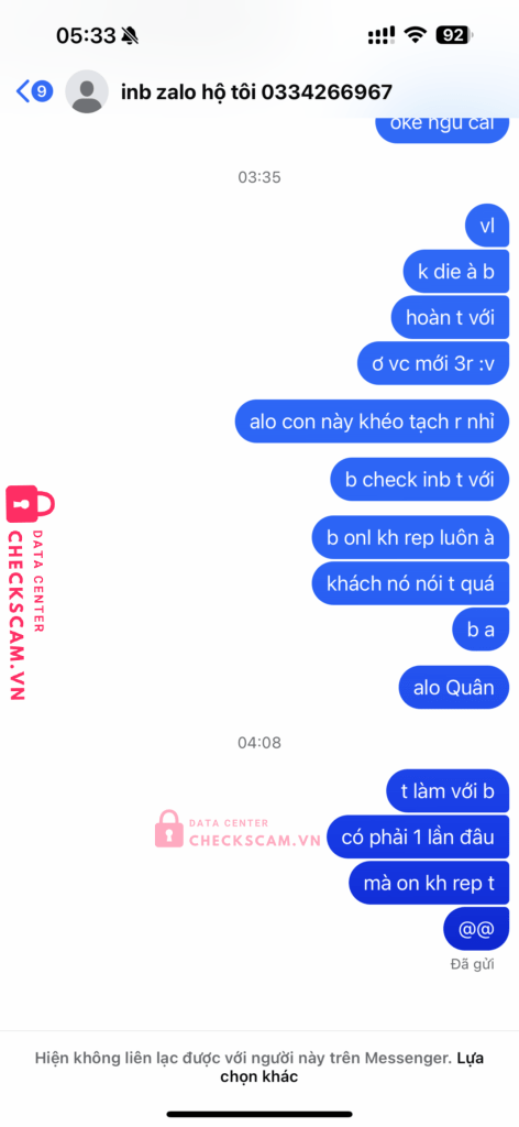 107875055900 NGUYEN TIEN QUAN Vietinbank bị cảnh báo lừa đảo scam