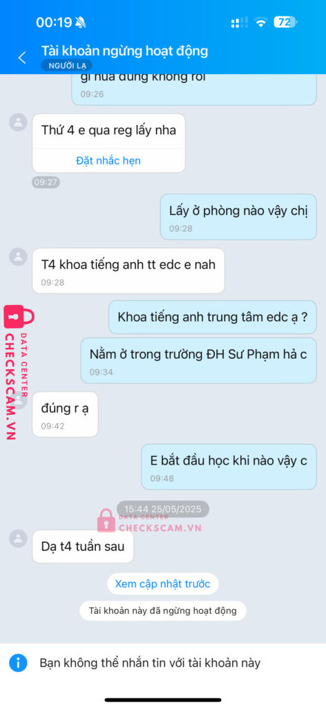 107883588026 LUU THI KHANH VY Vietinbank bị cảnh báo lừa đảo scam