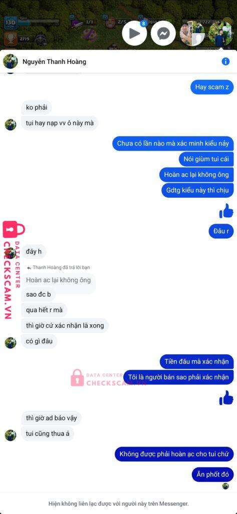 1080136888 Nguyen Trung Hieu Techcombank bị cảnh báo lừa đảo scam