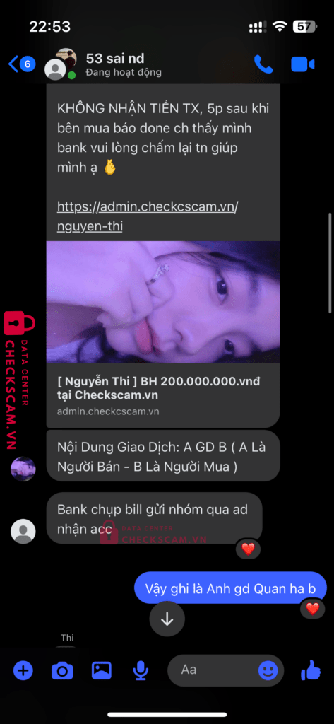 109882042834 Nguyen Thi Hue Vietinbank bị cảnh báo lừa đảo scam