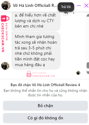 11462300714545 HA LINH VP BANK bị cảnh báo lừa đảo scam